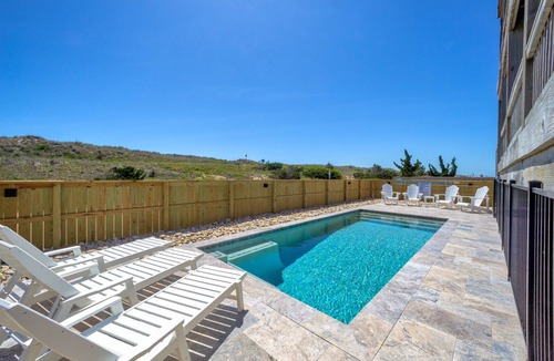 Waves House | Oceanfront home with private pool, hot tub, game room, sundecks & fast WiFi