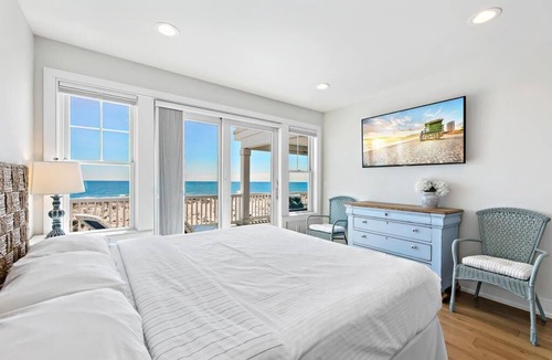 South Beach Haven House | Oceanfront with Hot Tub: private beach access! South of Beach Haven. Sleeps 12+