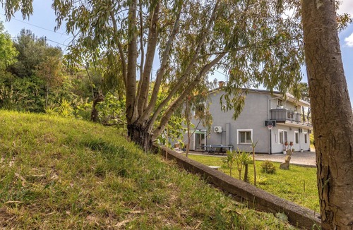 Ogliastro Cilento Villa | Panoramic villa surrounded by greenery, 4 rooms: private bathroom, air conditioning and TV.