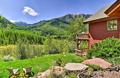 Carbondale House | Peaceful Marble, Colorado Home w/Deck & Mtn Views
