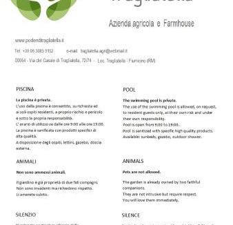 Tragliatella Apartment | Poderi di Tragliatella