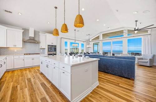 Hatteras House | Premier Oceanfront Dog Friendly w/Pool, Hot Tub, Elevator, Theater, Much More