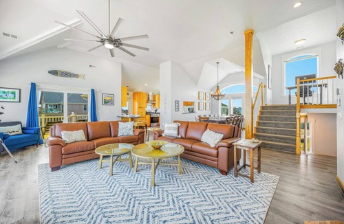 Rodanthe House | Premier Oceanfront Home in Waves w/Pool, Hot Tub, Game Room