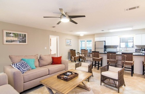 Vilano Beach House | Pure Relaxation: heated pool, beach, cabana & more