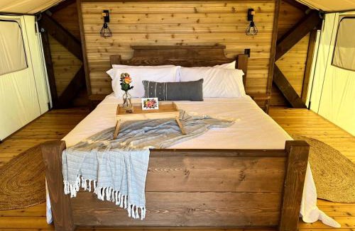 Burt County Other | Reconnect with Nature at this Equipped Tented Cabin in Tekamah, Nebraska