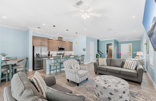 Ocean Shores House | Sea Haven | Private Beach Home Near Orlando | Heated Pool + Spa