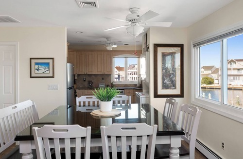 Seaside Heights Villa | Shorely Perfect Waterfront Upscale 2nd FL 2/3BR 2.5bth Jacuzzi Dock Kayaks +