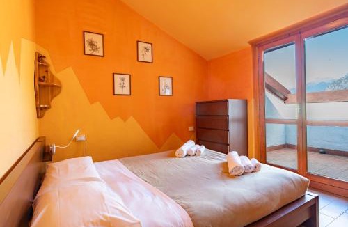 Barzio Apartment | Spacious mountain view attic apartment
