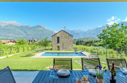 Colico Piano Villa | Stunning private villa with WIFI, A/C, private pool, TV, terrace, pets allowed and panoramic view