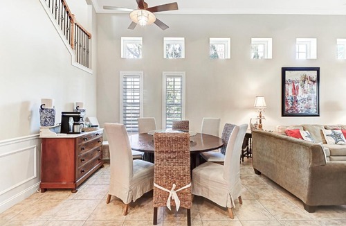 American Beach House | Summerwoods end-unit condo with an outdoor pool, central AC, & washer/dryer