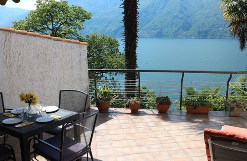 Pino Lago Maggiore Apartment | Tastefully furnished 2-room apartment with large terrace & dream lake view