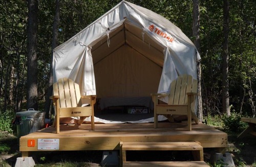 Burbank RV Rental | Tentrr State Park Site - Nebraska Ponca State Park River Vista I Double Camp
