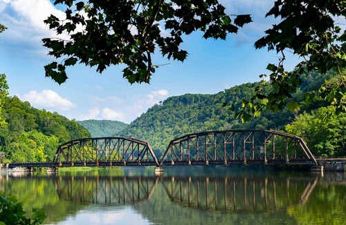 Ansted RV Rental | Tentrr State Park Site - WV Hawk's Nest State Park - Site A - Double Camp