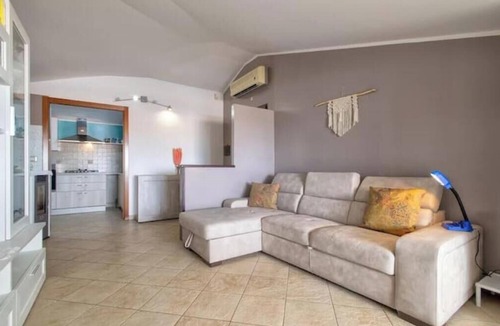 Torre dei Corsari Apartment | Terrace and Capocaccia Sea View