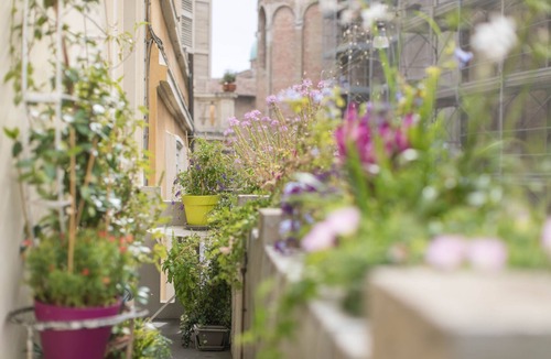 Parma City Centre House | The balcony of the Angiol d'Or