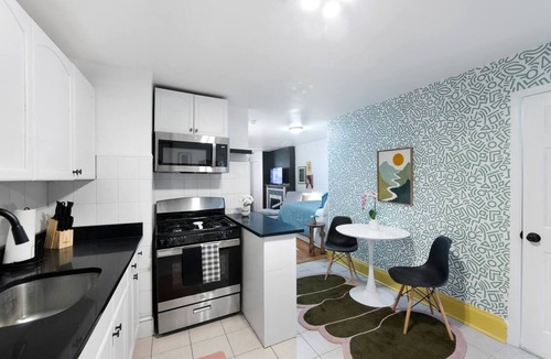 McGinley Square Apartment | Updated Modern Urban Stay Close to NYC PATH & Pet friendly