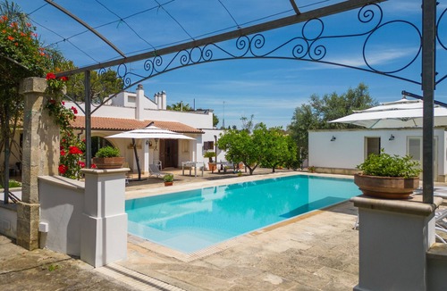 Monteroni di Lecce House | Villa "Il Carretto" with Private Pool & Wi-Fi