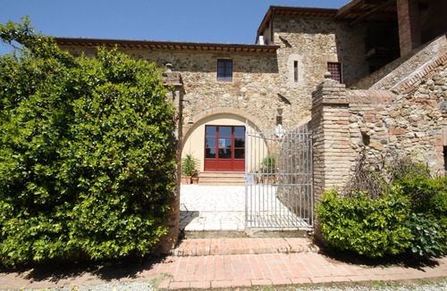 Villa Parigini Villa | Villa in Chianti near Siena, view of garden and private pool