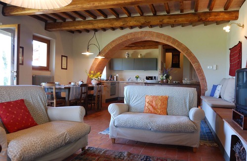 Monticchiello House | Villa with panoramic views of Pienza and Val d'Orcia