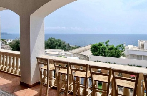 Marina di Andrano Villa | Villa Nicole Sea View Pool 5 Rooms 5 Bath