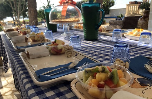 Marina di Andrano Villa | VILLA OCEANO SEA FRONT POOL - discent sea