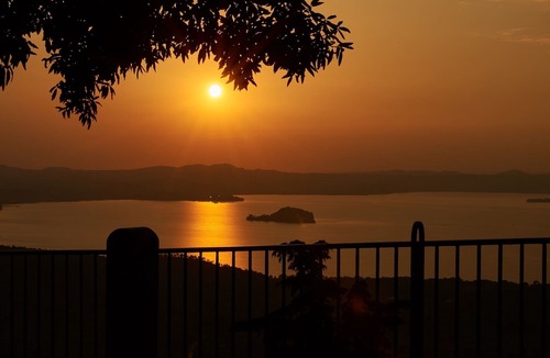 Montefiascone Villa | Villa with enchanting view of the lake, private swimming pool and whirlpool