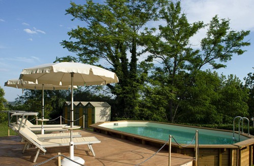 Fiorenzuola di Focara House | Villa with private semi inground pool close to the beach