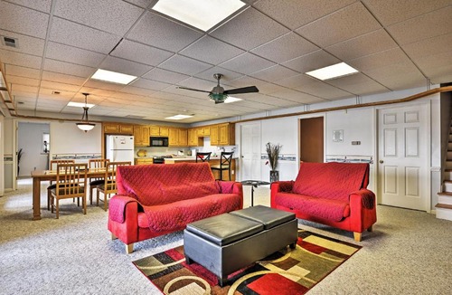 Mayhew Apartment | Waterfront Lake Norman Duplex with Pool and Boat Dock!