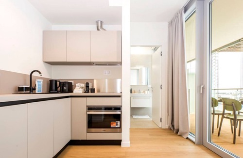 Genoa Apartment | Waterfront Lux| Studio|A/C|Parking Wifi By Tilo