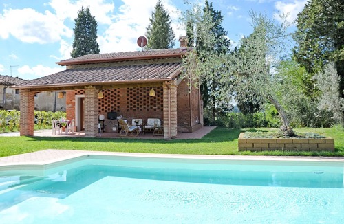 San Miniato Villa | Wonderful private villa for 6 guests with WIFI, private pool, A/C, TV and panoramic view