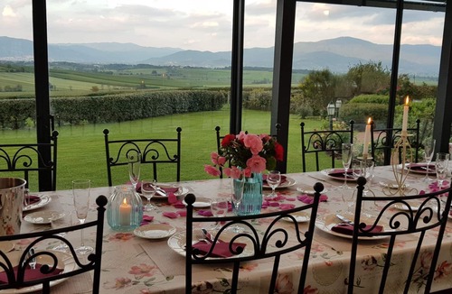 Le Piazze Villa | Wonderful private villa with hot tub, private pool, sauna, WIFI, A/C, TV, patio, close to Cortona