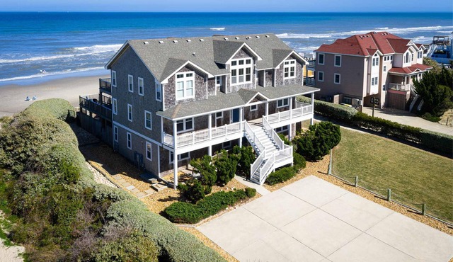 Beachfront Oasis w Dune Walkover, Pool/Spa & More!