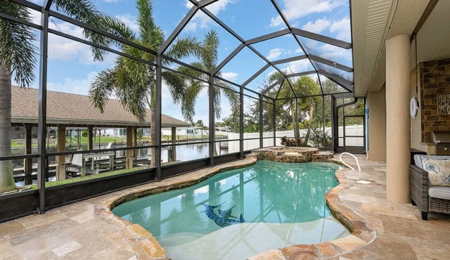 Beautiful waterfront 5 BR home with pool, kayaks