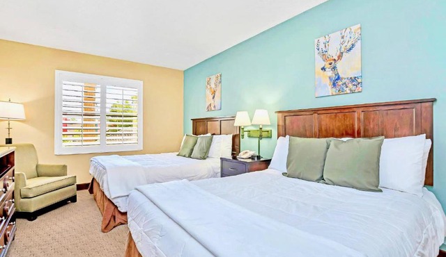 Cozy 1BR Apt with 2 Queens - Pool & Hot Tub - Near Disney
