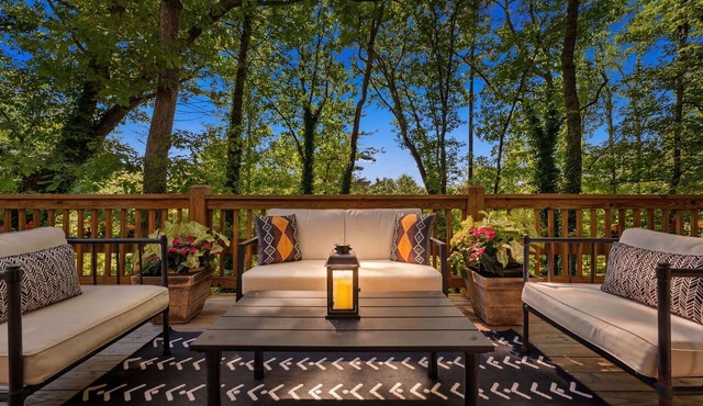 Cozy Yet Modern Cottage. Pet Friendly. 1.3 Miles to Town. Mountain Views.