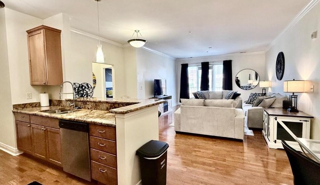 Elaborate Downtown Suite for 6 with fireplace view