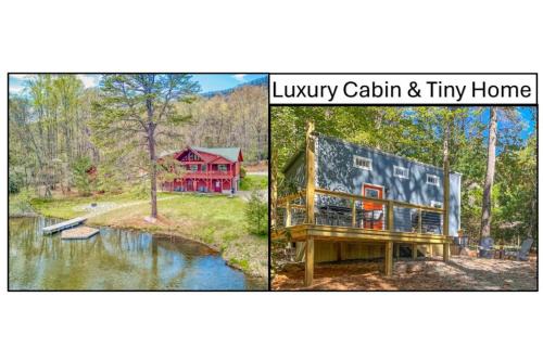 Lakefront Cabin & Cozy Lakeview Cottage