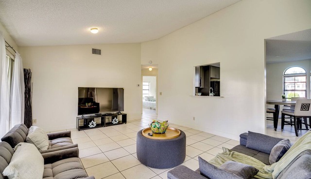 Lanai + Backyard! Sunny Retreat in Palm Bay
