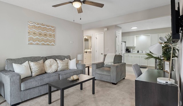 Modern King Suite | Private Patio | Near Hospitals