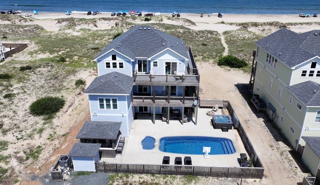 OCEANFRONT, Pool, 4-wheel drive area, Wild Horses, Ocean Views, Pool Table-4x2105, Blue Dune