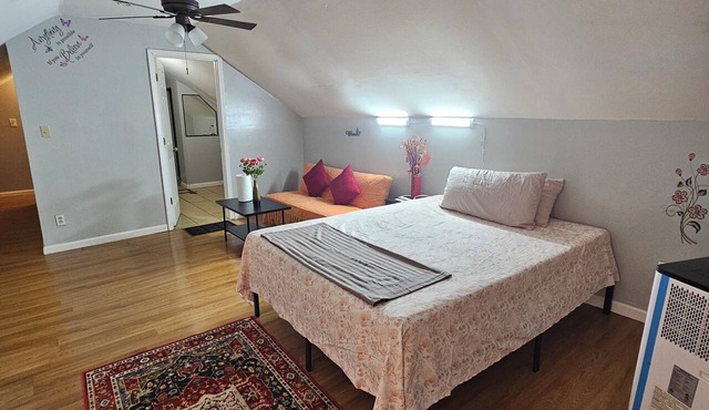 Relaxing shared place near U.City/Delmar/Forest Park big 1BR with attach Bath