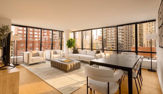 River Park II | 17th-floor 2BR w/Doorman, Gym, and Pool