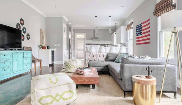 Spacious Designer Gem, Dog Friendly, Private Patio | Grill, Patio 3 Blocks to Grocery, 5 Mins to 5 Points, 15 Mins to Broadway, 24 Hour Hospitality Team, Perfect for Families