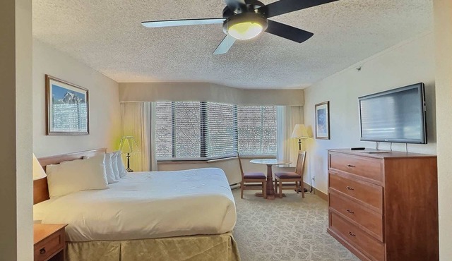 Stellar Location with Hot Tub, Pool, Steam Room & Gym Acces, Pets Okay