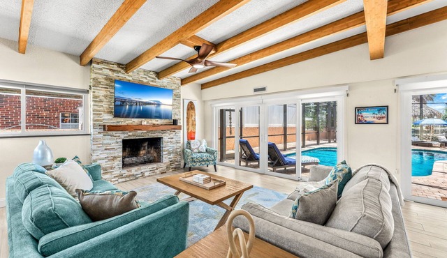 Tropical Riverfront Retreat w/Pool, Spa, Tiki Hut & Dock! 🌴