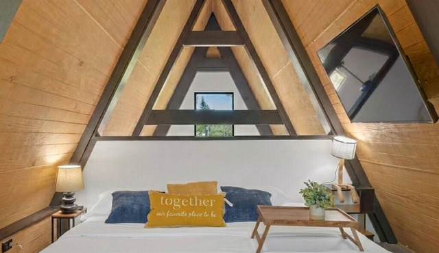 Unique Coastal A-Frame Beach Retreat - 1 Mile to the Beach!