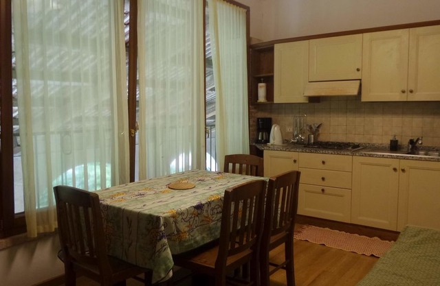 Tigli apartment with two bedrooms and one bathroom on the second floor with 4 metre glass window (apartment 6)