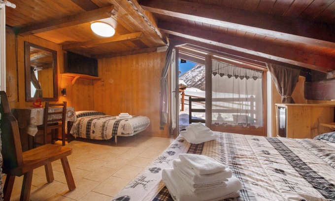 Rhemes-Notre-Dame Resort | 25 m² Private room ∙ 1 bedroom ∙ 4 guests