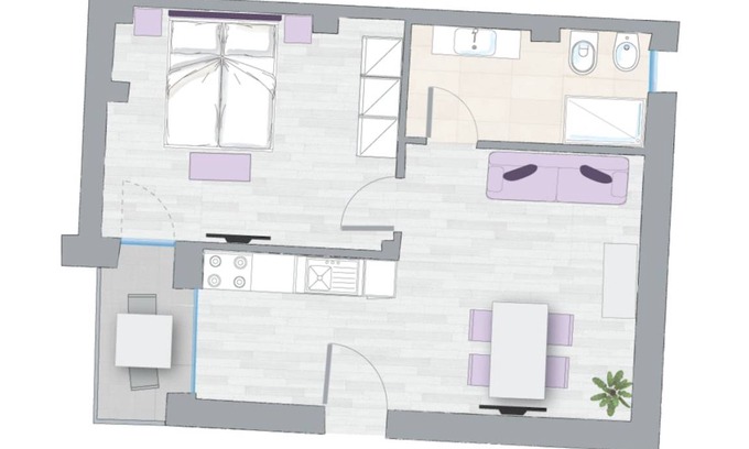Historic Center Apartment | 65 m² Apartment ∙ 1 bedroom ∙ 4 guests