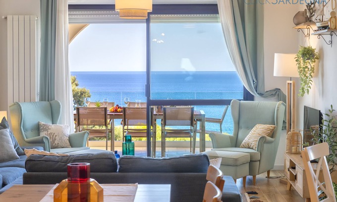 Alghero Apartment | Alghero on the sea. Penthouse with incredible view and covered verandas for 9 people